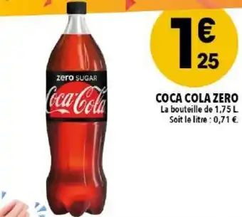 Supeco Coca cola zero offre