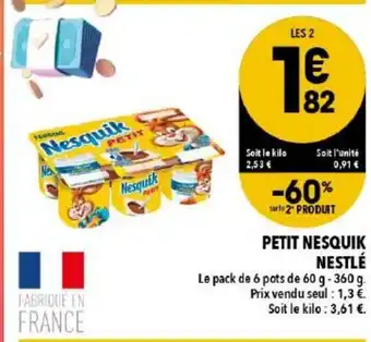 Petit nesquik nestlé