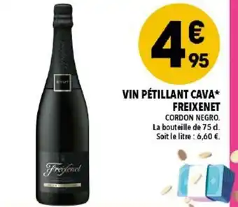 Supeco Vin pétillant cava freixenet offre