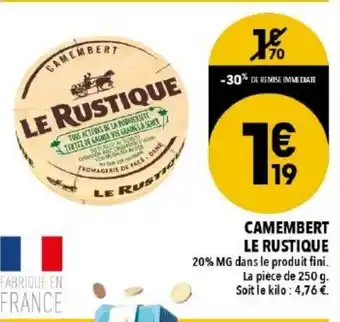 Camembert le rustique