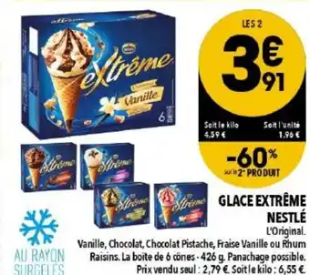 Supeco Glace extrême nestlé offre