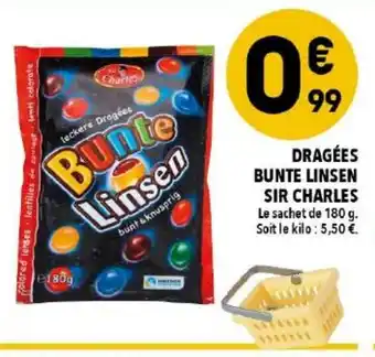 Dragées bunte linsen sir charles