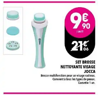 Set brosse nettoyante visage jocca