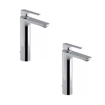 Brico Cash Jacob delafon lot de deux mitigeurs lavabo haut aleo+ avec bonde de vidage offre