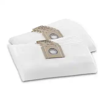 Lot de sacs filtrants en non-tissé, x10 karcher 6.904-335.0 pour t 7/1