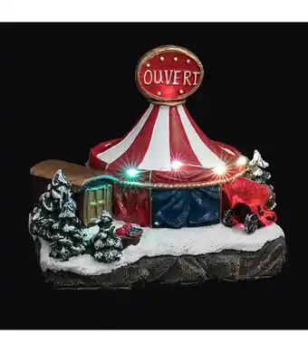 Bricomarché Village de noël lumineux cirque de noël à la fête foraine offre
