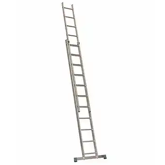 Bricorama Echelle coulissante à main: longueur pliée 4.55m / longueur dépliée 7.66m - 7216 offre