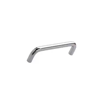 Poignée pour meuble siro acier - 140 x 86 mm - chrome brillant