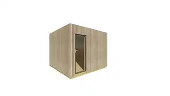 Bricorama Studio de jardin | surface : 11,5 m2 - 3,3 x 3,47m | plancher autoclave isolé | bardage autoclave gris | finition intérieur o offre