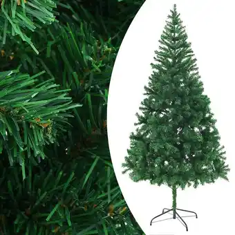 Bricorama Vidaxl arbre de noël artificiel et support acier 210 cm 910 branches offre