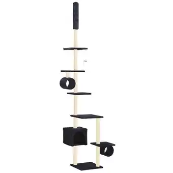 Bricorama Arbre à chat avec griffoirs en sisal 260 cm bleu foncé - accessoires pour chats - meubles pour chats - bleu - bleu offre
