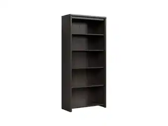 Bricorama Odena - bibliothèque salon/cabinet/bureau - style scandinave - 200,5x90x40,5 cm - rangement livres - 5 étagères - wengé offre