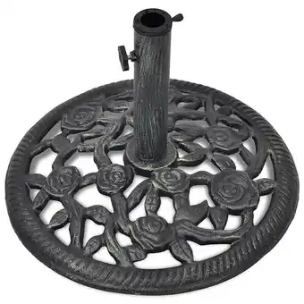 Bricorama Socle de parasol en fonte 12 kg 48 cm - vert offre