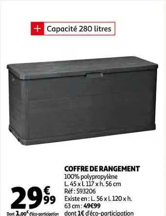 Auchan Coffre De Rangement offre