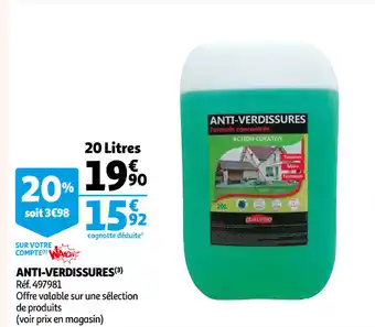 Auchan Anti-verdissures offre