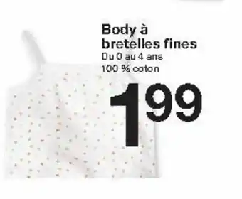 Body Ă bretelles fines