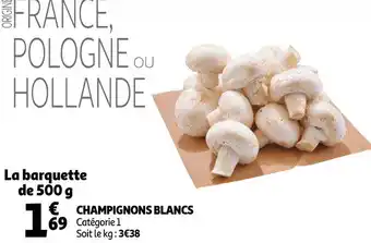 Auchan Champignons Blancs offre