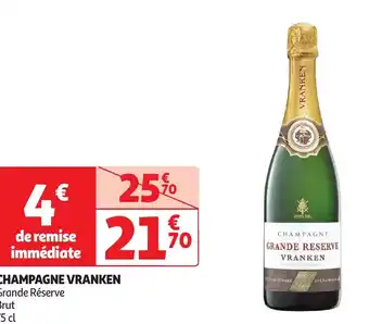 Auchan CHAMPAGNE VRANKEN offre