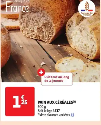 Auchan PAIN AUX CÉRÉALES offre