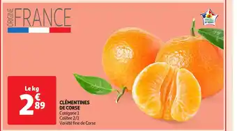 Auchan CLÉMENTINES DE CORSE offre