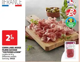 Auchan COPPA LABEL ROUGE FILIÈRE AUCHAN offre