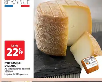 Auchan P'TIT BASQUE D'ISTARA offre