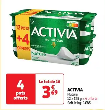 Auchan ACTIVIA Nature offre