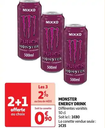 Auchan MONSTER ENERGY DRINK offre