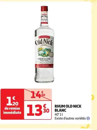 RHUM OLD NICK BLANC