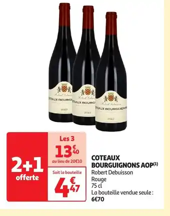 Auchan COTEAUX BOURGUIGNONS AOP(¹) offre
