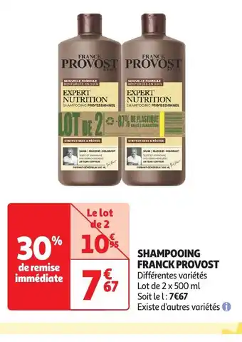 Auchan SHAMPOOING FRANCK PROVOST offre