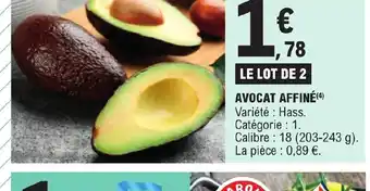 E.Leclerc AVOCAT AFFINÉ offre