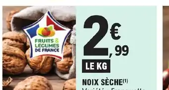 E.Leclerc NOIX SÈCHE offre