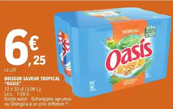E.Leclerc BOISSON SAVEUR TROPICAL "OASIS" offre