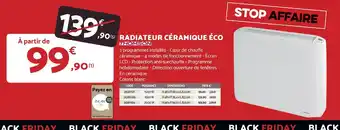 Bricomarché RADIATEUR CÉRAMIQUE ÉCO offre
