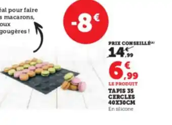 Super U LE PRODUIT TAPIS 35 CERCLES 40X30CM offre