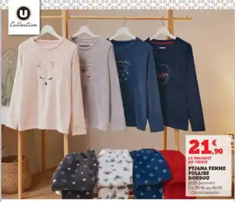 Super U PYJAMA FEMME POLAIRE offre