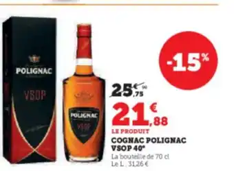 COGNAC POLIGNAC VSOP40*