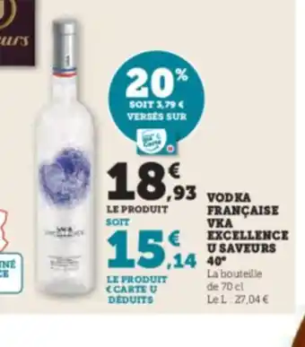 Vodka francaise vka excellence u saveurs