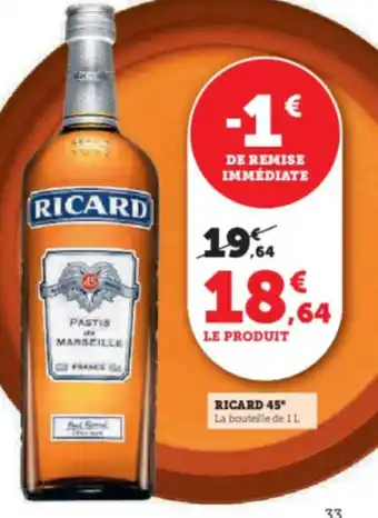 Super U RICARD 45 offre