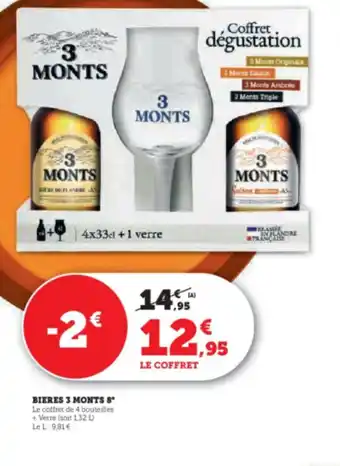Super U BIERES 3 MONTS 8 offre