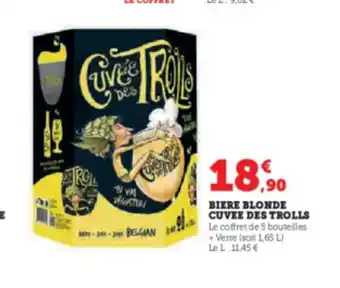 Super U BIERE BLONDE CUVEE DES TROLLS offre