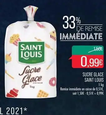 Match Sucre Glace Saint Louis offre