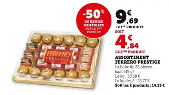 Super U ASSORTIMENT FERRERO PRESTIGE offre