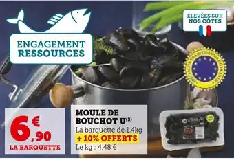 Super U MOULE DE BOUCHOT U(5) offre