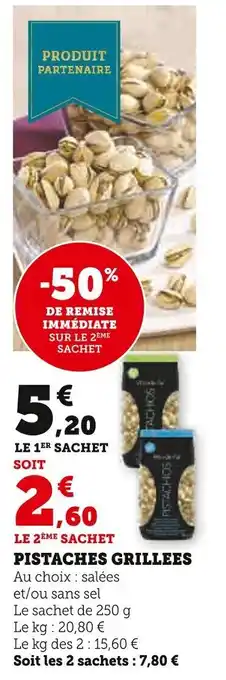 PISTACHES GRILLEES