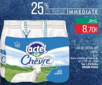 Match Lait de Chèvre Lactel offre