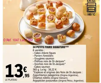 E.Leclerc 24 PETITS FOURS SIGNATURE(¹)(2) offre