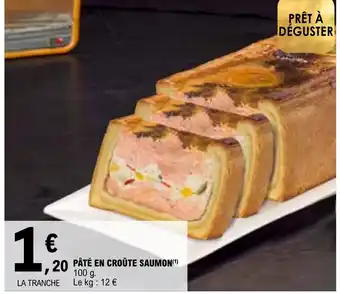 E.Leclerc PÂTÉ EN CROÛTE SAUMON(¹) offre