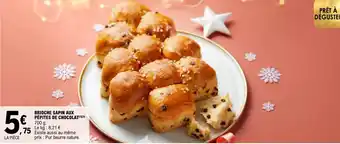 E.Leclerc BRIOCHE SAPIN AUX PÉPITES DE CHOCOLAT(¹)(3) offre